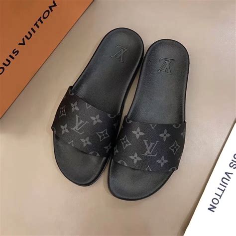 louis vuitton brown slippers|louis vuitton slippers for sale.